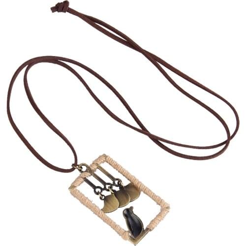 Vintage Necklace Bird Pendant for Women Girls Romantic Necklace Choker Chain Jewelry, Birthday Gifts