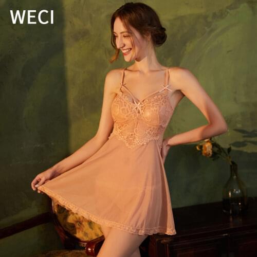 WECI Women's Silk Nightgowns