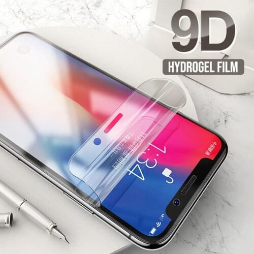 Protective Glass For Iphone 11 12 Pro Max Mini Full Cover Hydrogel Film CellPhone Screen Protector For Iphone XR X XS Max 7 8 6s
