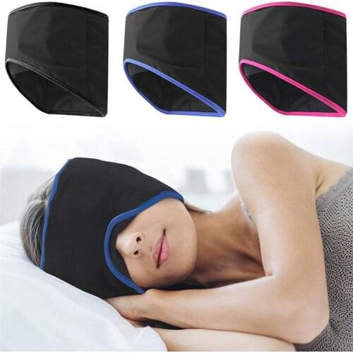 1pcs Sleeping Mask Eyes Bandage Full Cover Manta Adjustable 3D Breathable Blindfold Headband Eyepatch Blackout Eye Mask