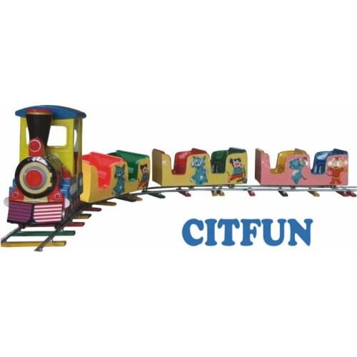 12 Players Classic Train Kids Amusement Park Train, Track Electric Train HC-009A