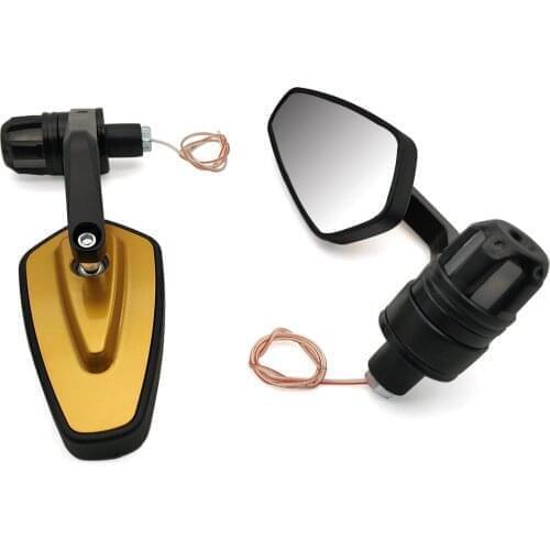 22mm Universal Motorcycle Mirror with signal light End Side Rearview Mirror for Yamaha XMAX125 XMAX250 XMAX400 XMAX300 VMAX