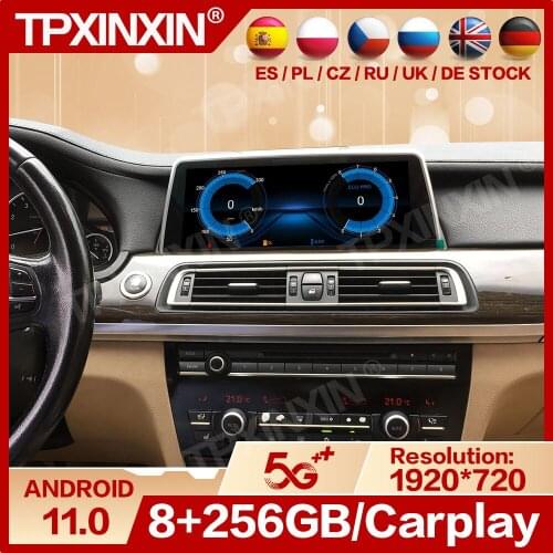 256G Multimedia Android 11 Player Car Radio Stereo For BMW 7 Series F01 F02 2009 2010 2011 2012 2013 2014 2015 Video Head Unit