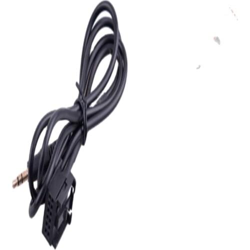 3.5mm 6000 CD External AUX In Cable Input Adapter MP3 Audio Cable Fit forFord Focus MK2 C-MAX S-MAX Mon-deo Fiesta Fusion