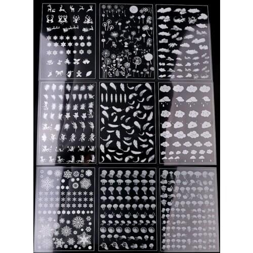 White 3pc Snowflake Jellyfish Cloud Dandelion Transparent Material With Use Of Epoxy Mold Making Tool Filling For DIY Jewelry