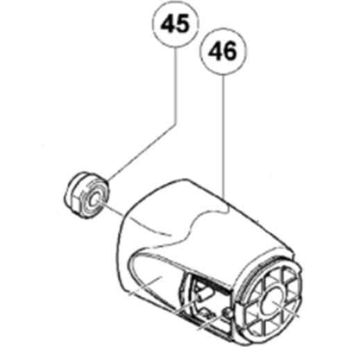 SHELL FOR HIKOKI G18SE3 321535