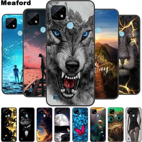Case For OPPO Realme C21 Silicone Soft TPU Phone Cover For OPPO Realme C11 c21 Case Protective Case Bumper for Realme C21 C 21