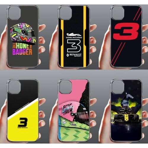 Daniel Ricciardo 3 Honey Badger Phone Case Transparent for iPhone Samsung 11 12 6 7 8 9 30 Pro X Max XR Plus lite