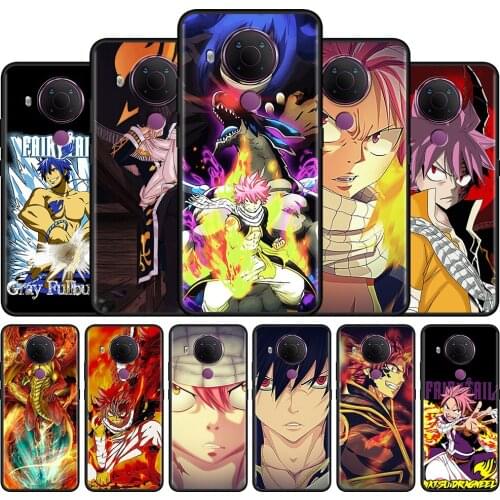 Phone Case For Nokia XR20 X10 X20 7.2 G10 G20 8.3 5.4 5.3 3.4 2.4 1.4 Silicone Fundas Black Cover Fairy Tail