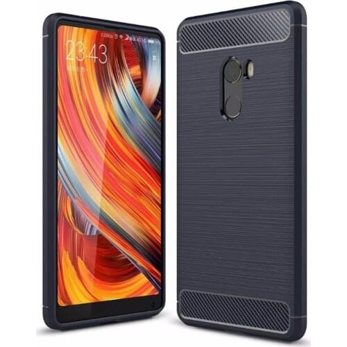 Carbon Fiber Case For Xiaomi MI Mix Max 2 TPU Soft Anti-drop Back Ultra-thin Cover For Note 2 3 Coque Shell phone cases Capa