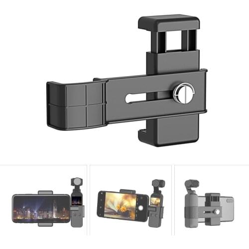DJI OSMO Pocket 2 Mobile Phone Fixing Bracket ABS Material Body Connection Fixing Clip Stand for DJI Pocket Accessories