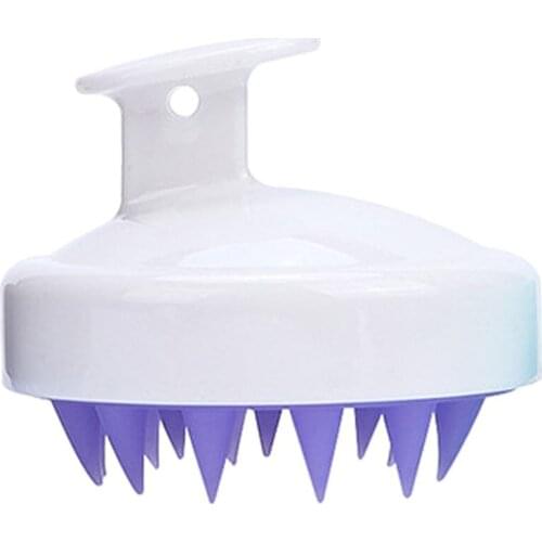 Head Massage Brush Soft Hair Scalp Brush Washing Comb Brush Silicone Shampooing Massage Brush Beauty Tool