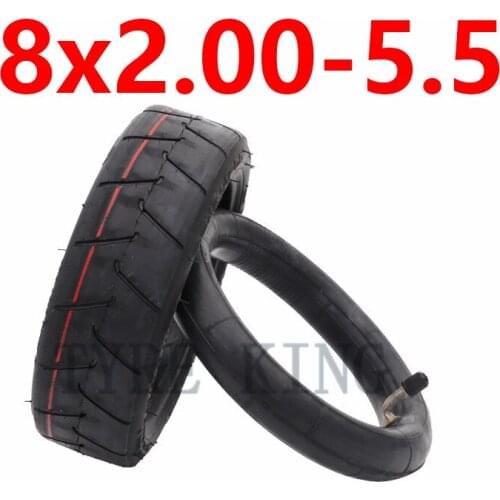 Hot Sale 8x2.00-5.5 Inner and Outer Tire 8 " Wear-resisting Inflation Tyre for Electric Scooter Parts