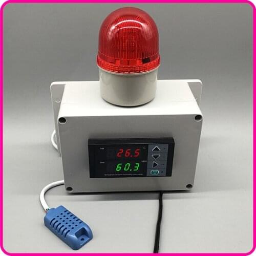 Digital display temperature and humidity meter warehouse, super high temperature humidity alarm, farm temperature humidity promp