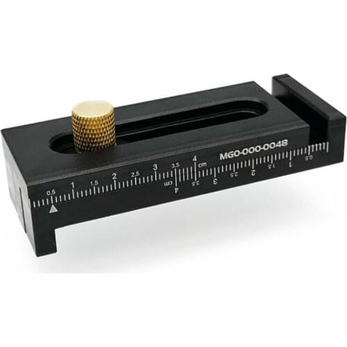 5-40mm Measuring Tool for Wood, Woodworking Gaps Gauge Aluminum Alloy Depth Measuring Ruler Line Sawtooth Ruler Marking Tool