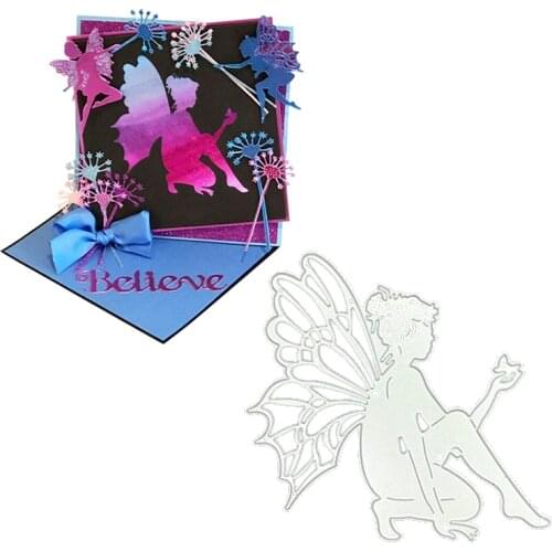 Julyarts 106*101mm Fairy New Dies for 2019 Die Cuts Scrapbooking Photo Album Card Decoration Making