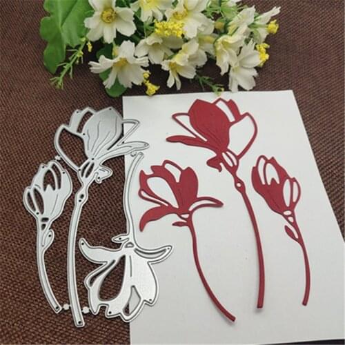 3Pcs Flower Frame Metal Cutting Dies For DIY Scrapbooking Album Embossing Paper Cards Decorative Crafts