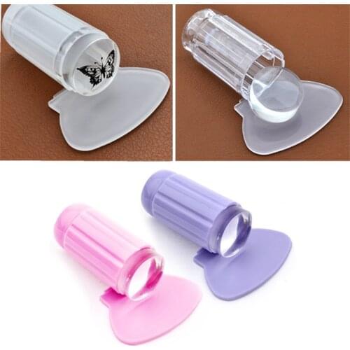 Fashion Silicone Nail Stamping Plates Set Stamper Multicolor Stemple Decoration Stamps DIY Stamp Nail Art Template Design Molds