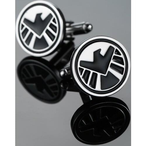 Fashion Cufflinks silver color novelty Animal design hotsale copper material cufflinks whoelsale&retail for mens shirt jewelry