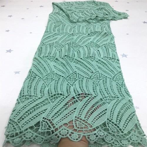 Nigerian Lace Fabrics 2020 High Quality African Lace Fabric Wedding French guipure cord Lace Material For Dress x21-1