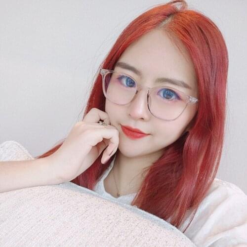 2020 New Fashion Prescription Colorful Eyewear Frame Transparent Optical Glasses Frames for Women Cat Eye Frame Men Eyeglasses