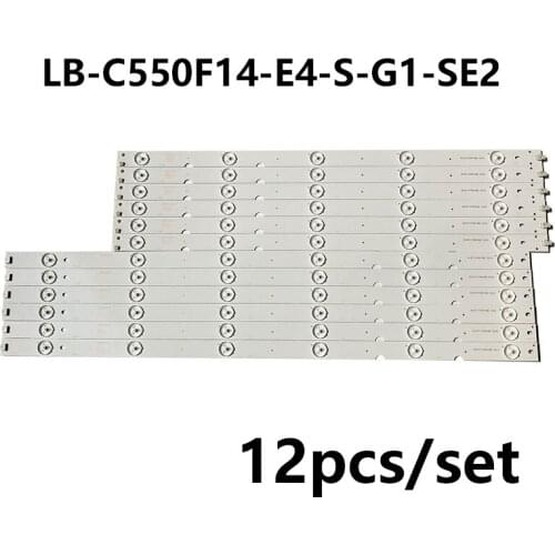 LED backlight Strips LB55061 55D3000/D2000 for Hitachi 55'' TV Screen LE55A6R9 LE55A6R9A LU55V809 55D3700I C550F15-E6-H