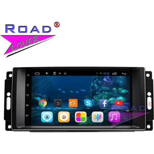Roadlover Android 7.1 Car GPS Navigation Audio For Jeep Old Compass 2007 2008 2009 2010 Stereo Auto Magnitol Player 2 Din NO DVD