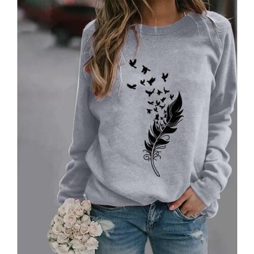 Женские толстовки с принтом SAGACE China At AliExpress