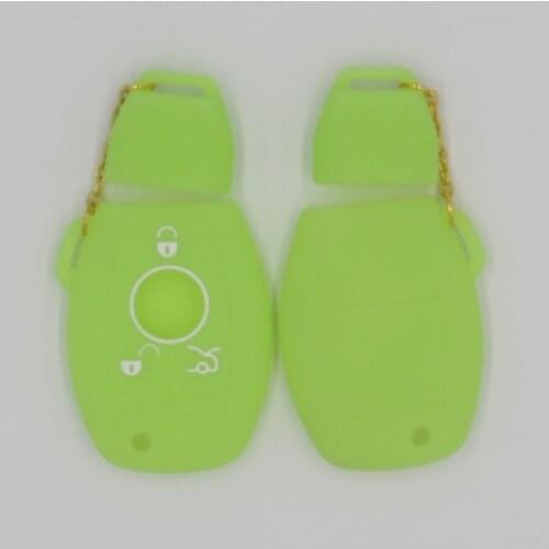 3 Button Silicone Car Remote Key Fob Shell Cover Case For Mercedes Benz W203 W211 CLK C180 E200 AMG C E S Class