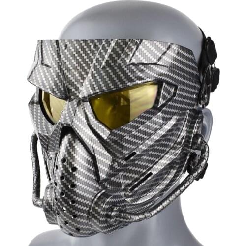 Airsoft Paintball Skull Tactical Mask Outdoor Shooting Hunting Military CS Field Mask Full Face Protections Cycling Masks h