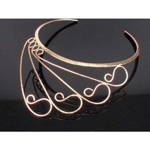 Unique Indian Statement Choker Necklaces For Women 2020 Big Metal Torques Collar Necklace Party Jewelry Ethnic Accessories UKMOC