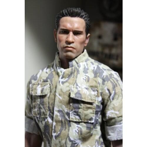 1/6 scale figure doll head shape for 12" action figure doll accessories The Terminator Arnold Schwarzenegger male Head carved