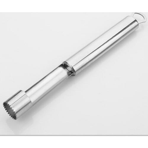 1PC Stainless Steel Apple Corer Fruit Seed Core Remover Pear Apple Corer Seeder Slicer Knife Kitchen Gadgets Fruit Tools EKX 163