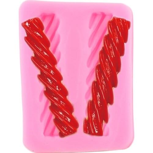 3D French fries Silicone Mold Fondant Cake Decorating Tools Cupcake Topper Molds Polymer Clay Candy Chocolate Gumpaste Moulds