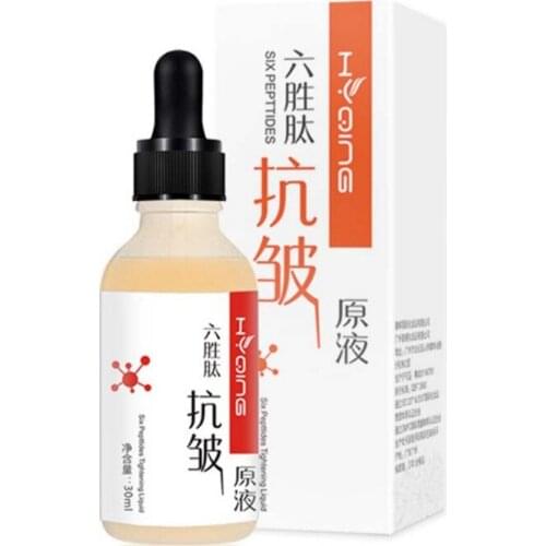 Non Hurt Six-Peptide Anti-Wrinkle Essence Firming Skin Moisturizing Smooth Fine Lines Facial Anti-aging Serum