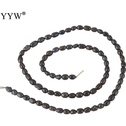 2-3mm Rice Cultured Freshwater Pearl Beads Black Pearl Loose Beads Wedding For Diy Necklace Bracelet Jewelry Making