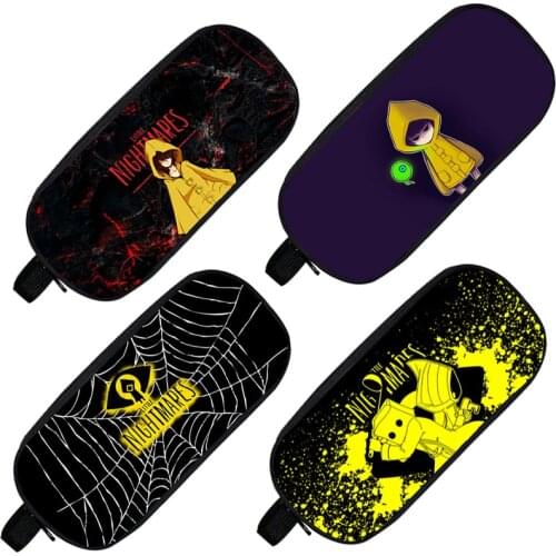 Hot Game Stationery Storage Box 3D Anime Cartoon Little Nightmares 2 Pencil Case Kids Pen Bag Boys Girls Teens Pen Case Students