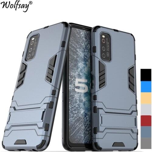 For Cover Vivo iQOO Neo3 5G Case Bumper Hybrid Stand Silicone Armor Phone Case For Vivo iQOO Neo3 5G Cover For Vivo iQOO Neo 3