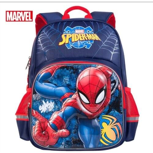 Disney Marvel school bags for boys captain america spider man water proof primary student backpack age 6-12 year mochila escolar