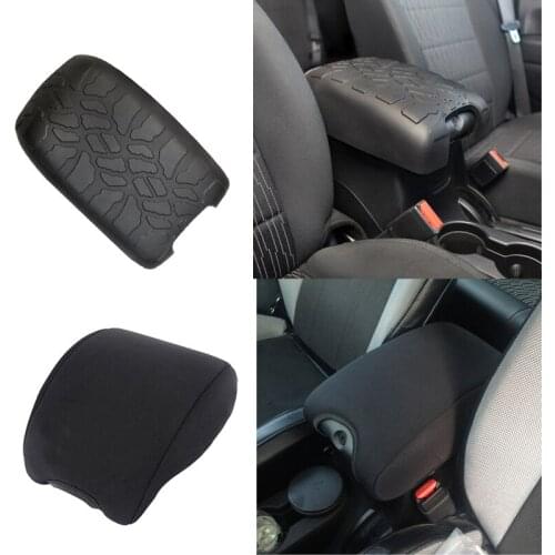 For Jeep Wrangler JK Tire Tread ArmPad Center Console Cover Armrest Cushion For Jeep Wrangler Unlimited Sport