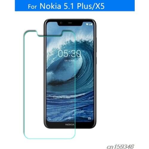 For Tempered Glass For Nokia 5.1 Plus Screen Protector Nokia X5 Glass Clear Toughened Protective Film For Nokia X5 9H