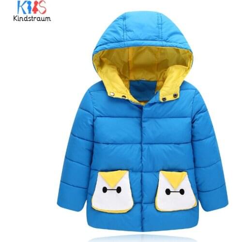 Kindstraum 2018 Boys & Girls Cartoon Coats Brand Children Thick Cotton Parkas Winter Super Warm Hooded Clothes for Kids,RC1643