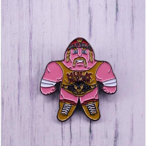 Rules Enamel Pin Wrestling Buddy Brooch Sports Badge Boyfriend Fathers Gift