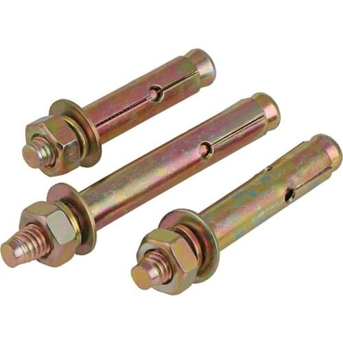 Zinc Plated External Hex Nut Sleeve Anchor Expansion Sleeve Bolt Sets Screw M6 - M20