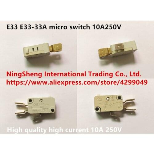 Original new 100% E33 E33-33A micro switch high quality high current 10A 250V