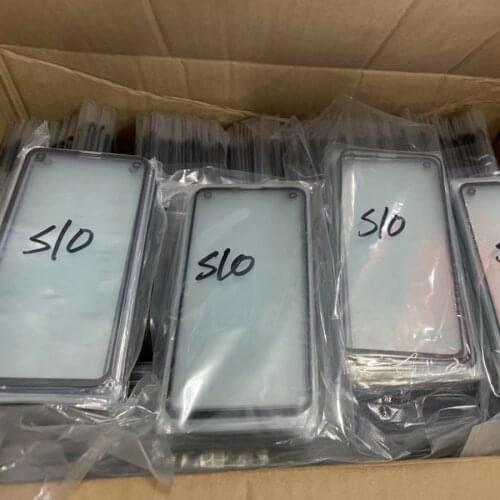 5 PCS Front Glass for Samsung S8 S8+ S9 Plus S10 S20 Ultra 5G Touch Screen LCD High Quality Lens Replacement