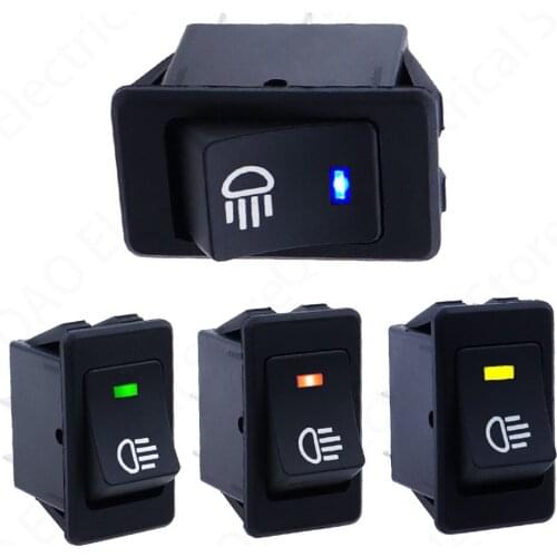 LED auto switch / modification / /12V 35A fog lamp switch rocker switch rocker switch