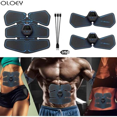 Exercise Machine Abdominal Toning Belt Vibration Abdominal Muscle Trainer Electronic Belt Home Gym Fitness Massage EMS Equiment