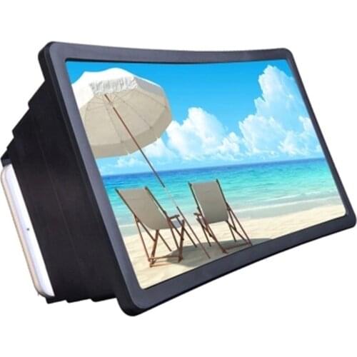 Universal Mobile Phone Video Screen Magnifier for 3d Movie Display Phone Video Screen Amplifier Expander Stand Holder