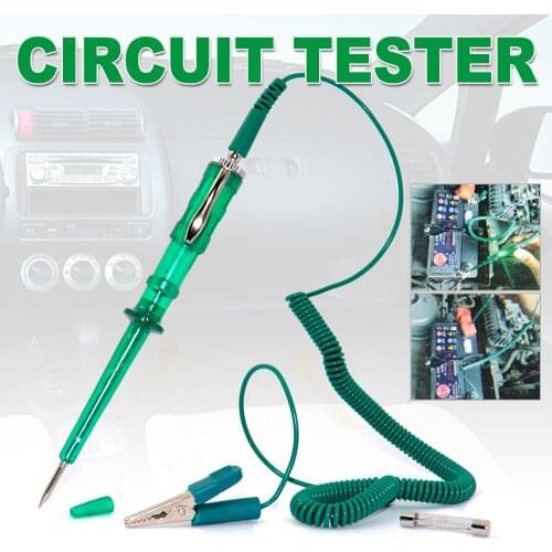 VSTM Car Circuit Tester DC 6V 12V 24V Voltage Auto Vehicle Gauge Test Light Auto Light Lamp Voltage Test Pen Detector Copper
